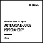 Aotearoa E-Juice - Pepper Cherry (Nicotine Free E-Liquid)