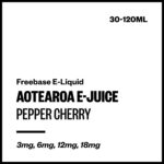 Aotearoa E-Juice - Pepper Cherry (Freebase E-Liquid) - 30ml / 12mg