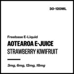 Aotearoa E-Juice - Strawberry Kiwifruit (Freebase E-Liquid) - 30ml / 6mg/mL Nicotine Content