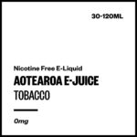 Aotearoa E-Juice - Tobacco (Nicotine Free E-Liquid)