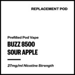 Buzz 8500 Replacement Pods - Sour Apple