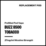 Buzz 8500 Replacement Pods - Tobacco