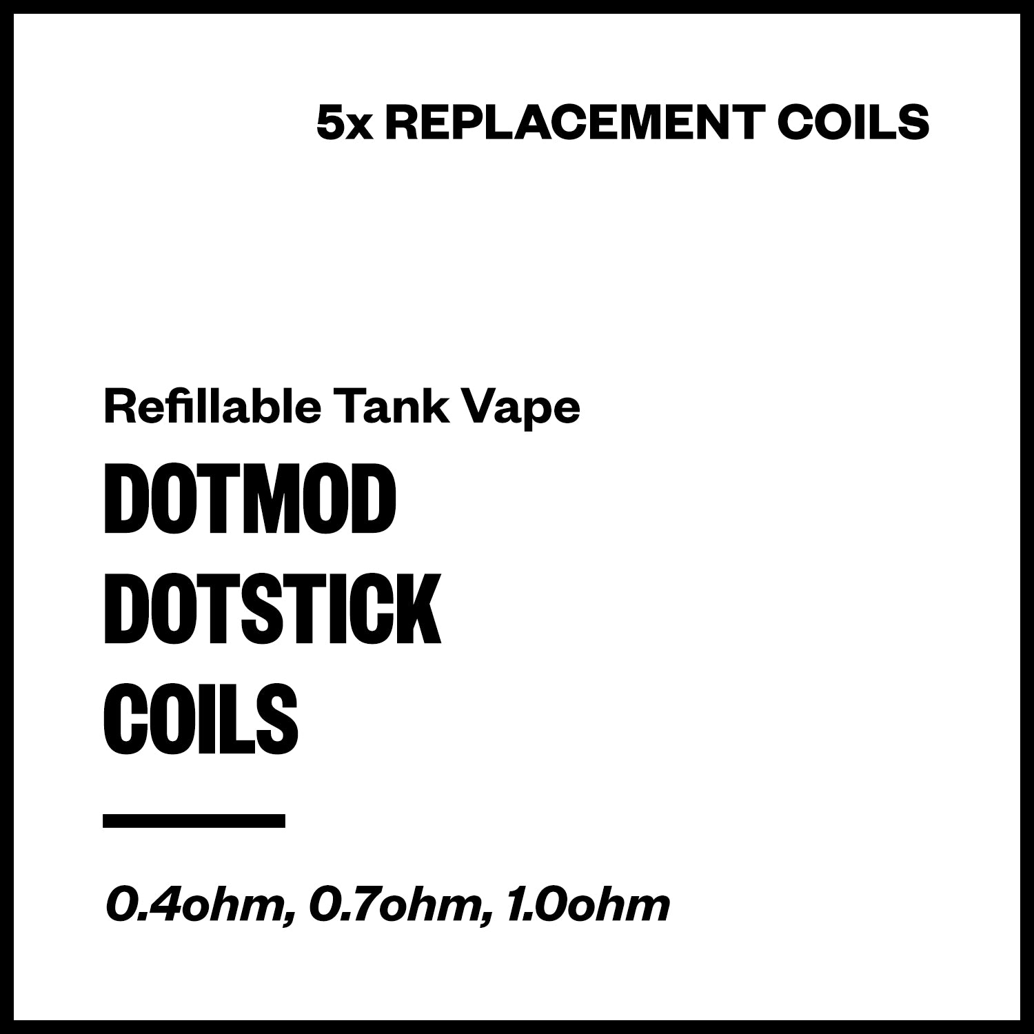 dotmod-dotstick-coils.jpg Dotmod Dotstick Coils (5 Pack) - Image 1