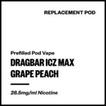 Dragbar ICZ Max - Grape Peach (Replacement Pod)