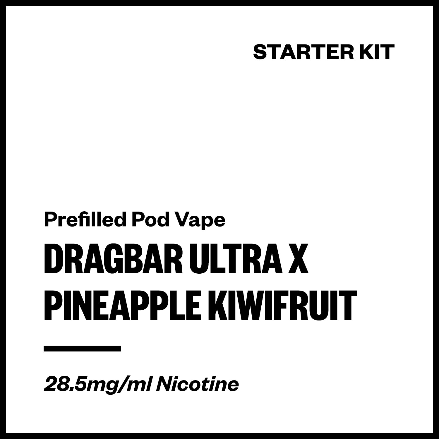 dragbar-ultra-x-kit-pineapple-kiwifruit.jpg Dragbar Ultra X - Pineapple Kiwifruit (Starter Kit) - Image 1