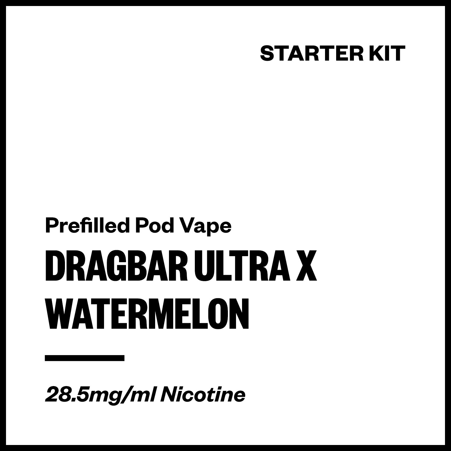 dragbar-ultra-x-kit-watermelon.jpg Dragbar Ultra X - Watermelon (Starter Kit) - Image 1