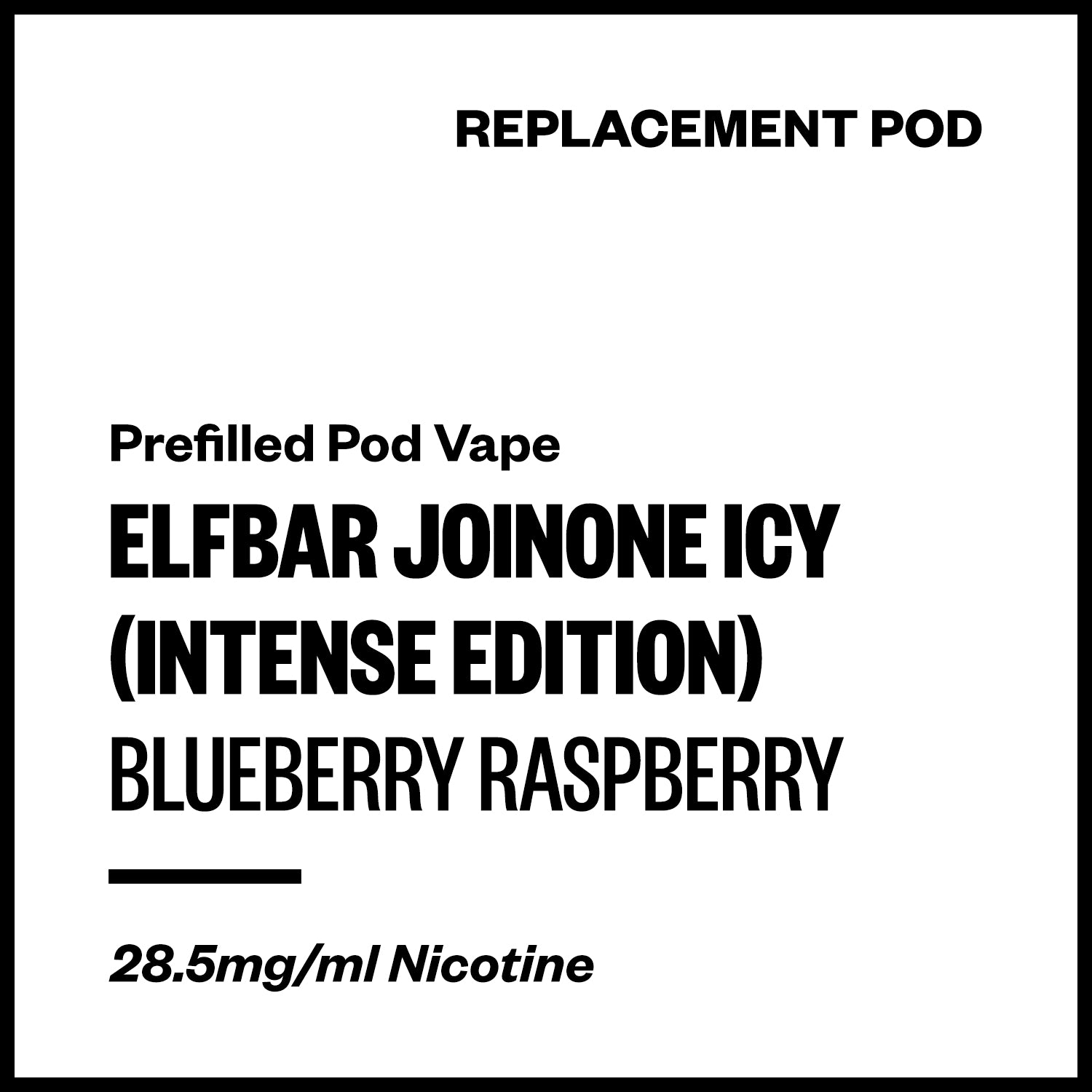 elfbar-joinone-icy-intense-pod-blueberry-raspberry.jpg Elfbar JoinOne Icy Intense Edition - Blueberry Raspberry (Replacement Pod) - Image 1