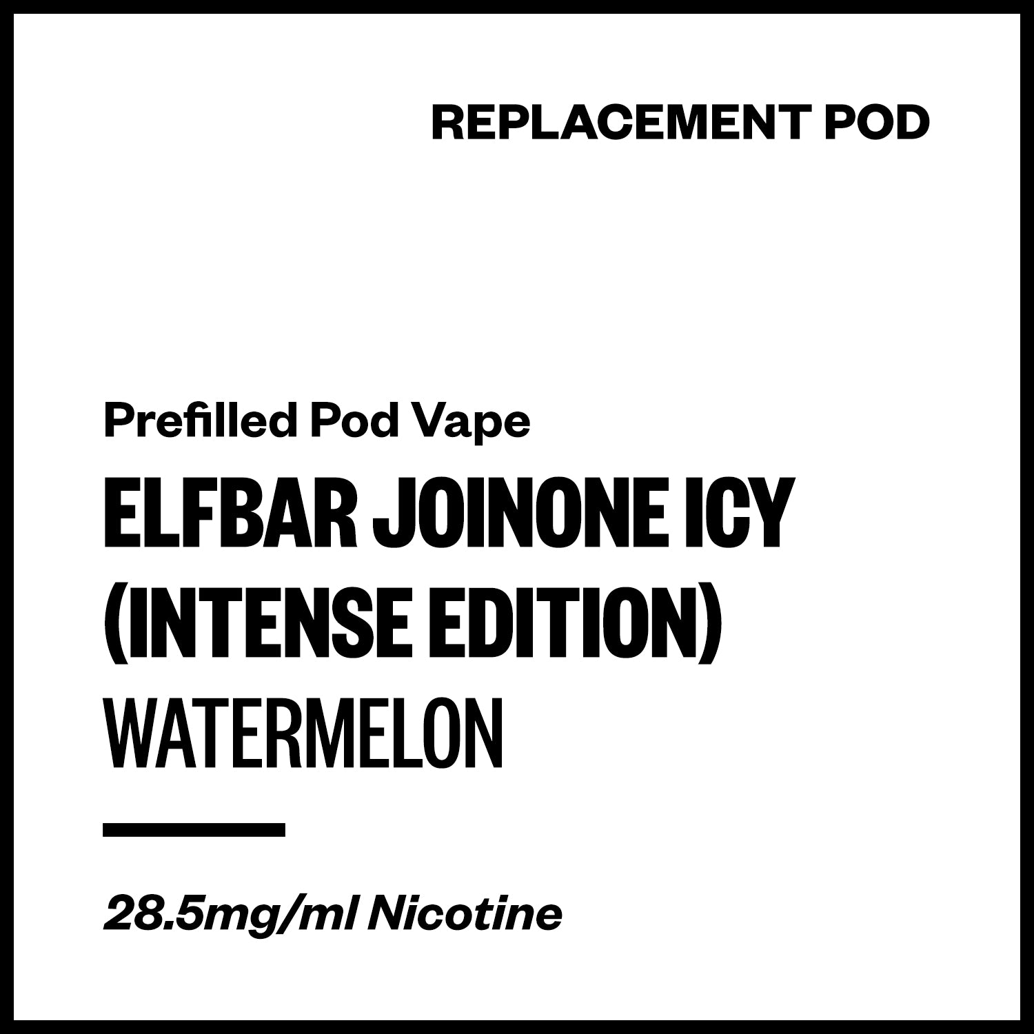 elfbar-joinone-icy-intense-pod-watermelon.jpg Elfbar JoinOne Icy Intense Edition - Watermelon (Replacement Pod) - Image 1