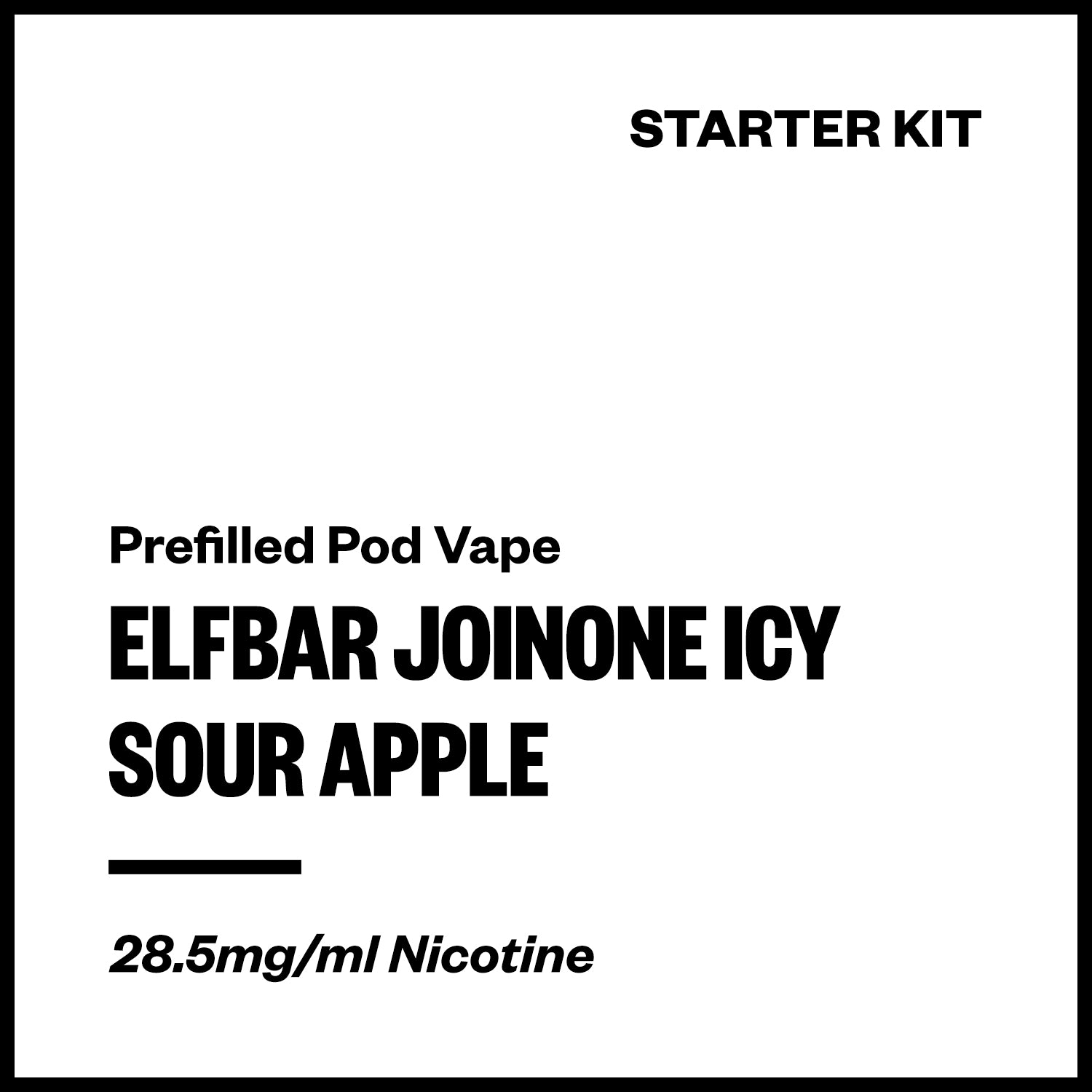 elfbar-joinoneicy-kit-sour-apple.jpg Elfbar JoinOne Icy - Sour Apple (Starter Kit) - Image 1
