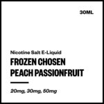 Frozen Chosen - Peach Passionfruit (Nic Salt E-Liquid 30ml)
