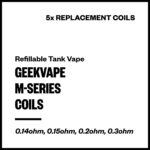Geekvape M-Series Coils (for Z Max Tank) [5 Pack]
