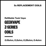 Geekvape Z-Series Coils (for Zeus Tank; Obelisk Tank; etc) [5 Pack]