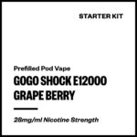 GoGo Shock E12000 - Grape Berry (Starter Kit)