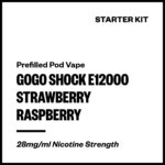 GoGo Shock E12000 - Strawberry Raspberry (Starter Kit)