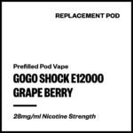 GoGo Shock E12000 - Grape Berry (Replacement Pod)
