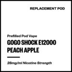 GoGo Shock E12000 - Peach Apple (Replacement Pod)