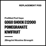 GoGo Shock E12000 - Pomegranate Kiwifruit (Replacement Pod)
