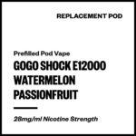 GoGo Shock E12000 - Watermelon Passionfruit (Replacement Pod)