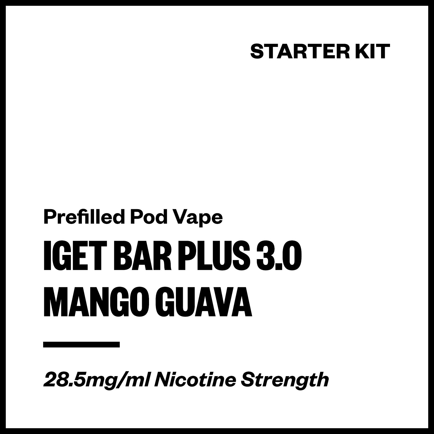 iget-bar-plus-3-kit-mango-guava.jpg IGET Bar Plus 3.0 - Mango Guava (Starter Kit) - Image 1