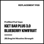 IGET Bar Plus 3.0 - Blueberry Kiwifruit (Replacement Pod)