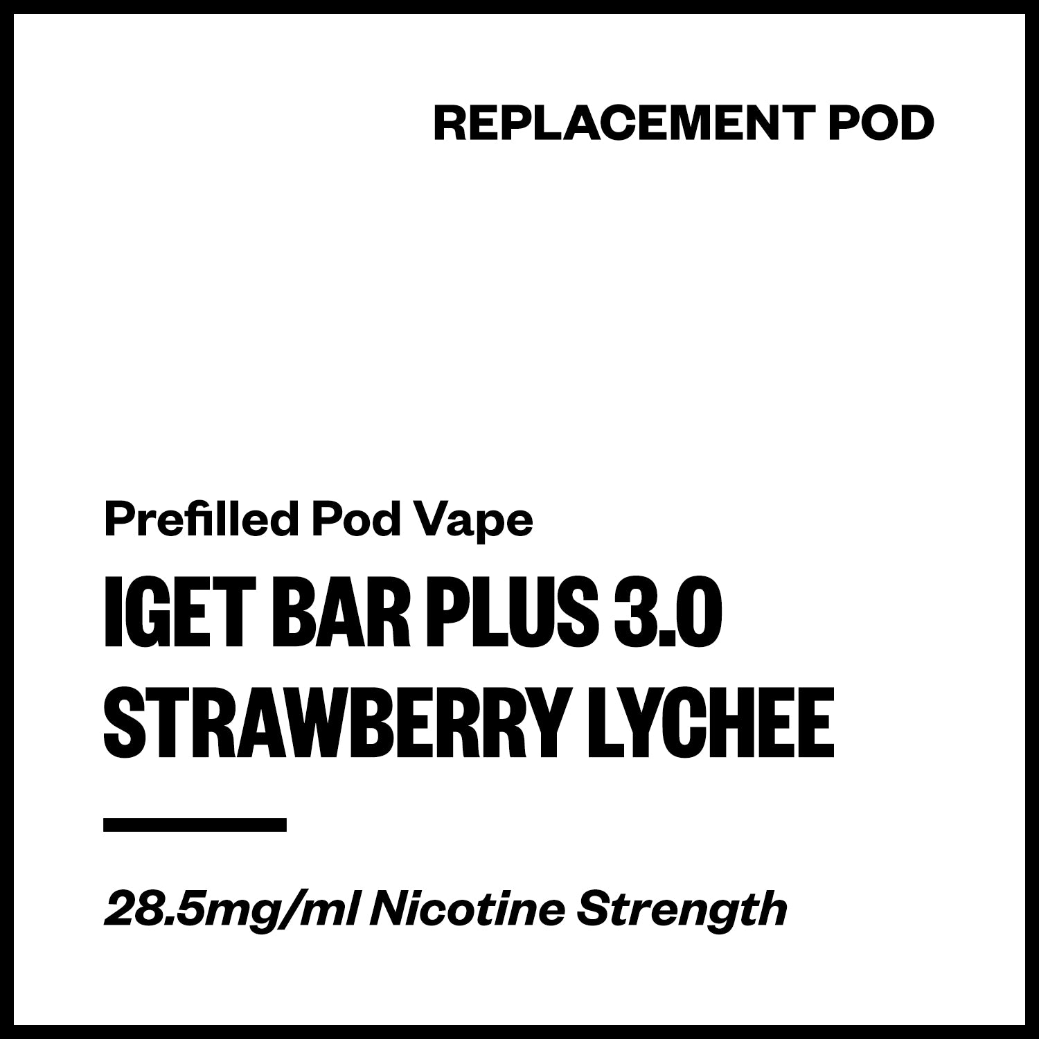 iget-bar-plus-3-pod-strawberry-lychee.jpg IGET Bar Plus 3.0 - Strawberry Lychee (Replacement Pod) - Image 1