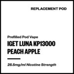 IGET Luna KP13000 - Peach Apple (Replacement Pod)