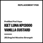 IGET Luna KP13000 - Vanilla Custard (Replacement Pod)