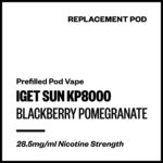 IGET Sun KP8000 - Blackberry Pomegranate (Replacement Pod)