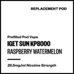 IGET Sun KP8000 - Raspberry Watermelon (Replacement Pod)