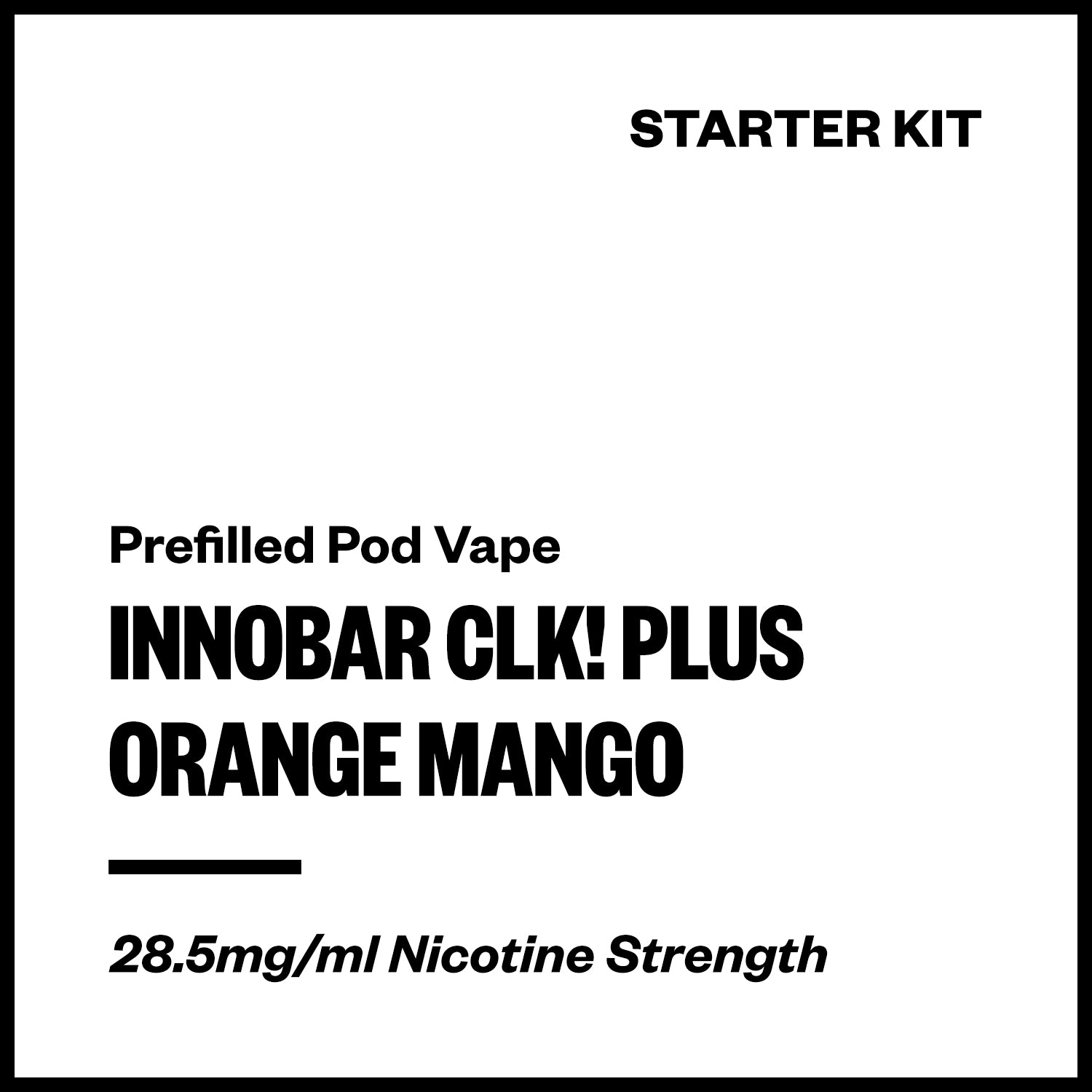 innobar-clk-plus-kit-orange-mango.jpg Innobar CLK! Plus - Orange Mango (Starter Kit) - Image 1