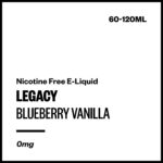 Legacy - Blueberry Vanilla (Nicotine Free E-Liquid)