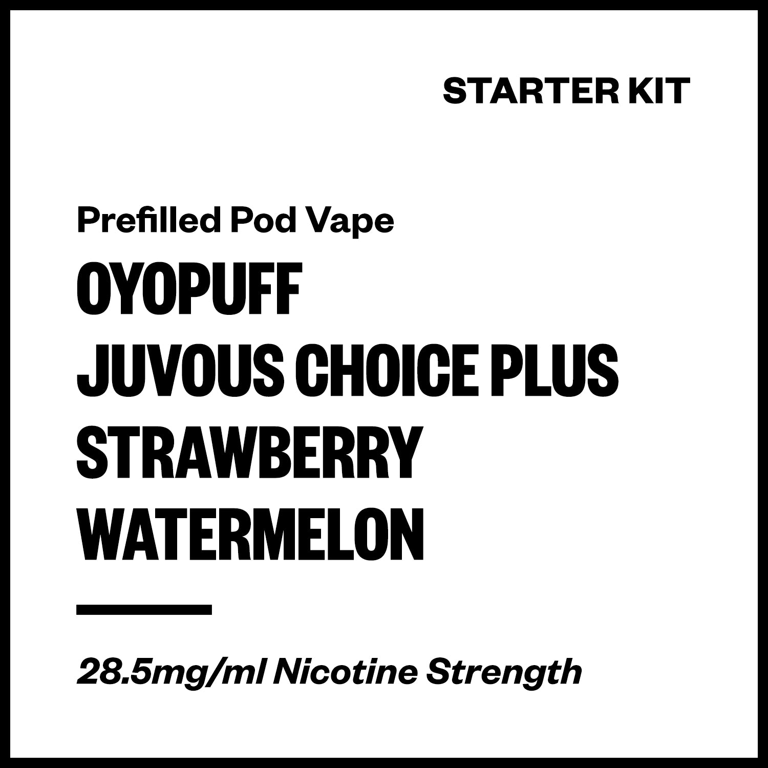 oyopuff-juvous-choice-plus-kit-strawberry-watermelon.jpg Oyopuff Juvous Choice Plus - Strawberry Watermelon (Starter Kit) - Image 1