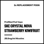 SKE Crystal Nova - Strawberry Kiwifruit (2x Replacement Pods)