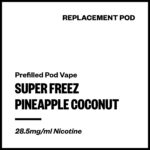 Super Freez Tesla Bar - Pineapple Coconut (Replacement Pod)