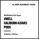 Uwell Caliburn A3/AK3 Replacement Pods (4 Pack)