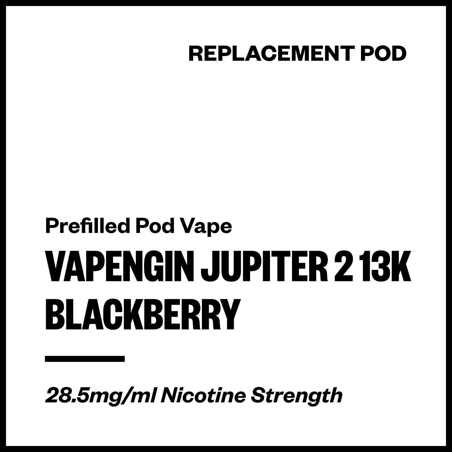 vapengin-jupiter-2-13k-pod-blackberry.jpg Vapengin Jupiter 2 - Blackberry (13,000 Puffs Replacement Pod) - Image 1