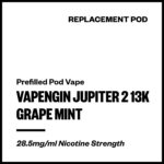 Vapengin Jupiter 2 - Grape Mint (13,000 Puffs Replacement Pod)