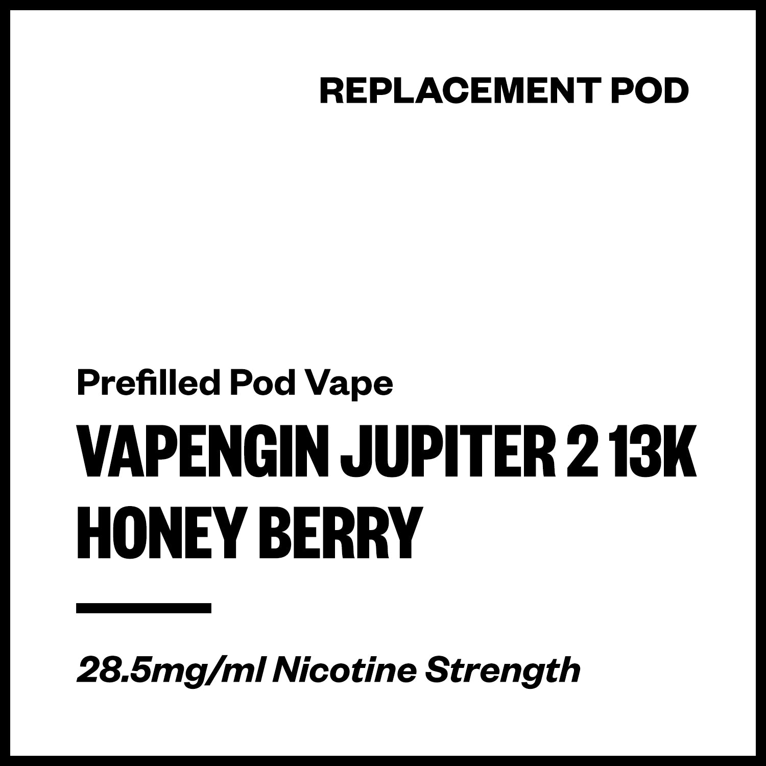 vapengin-jupiter-2-13k-pod-honey-berry.jpg Vapengin Jupiter 2 - Honey Berry (13,000 Puffs Replacement Pod) - Image 1