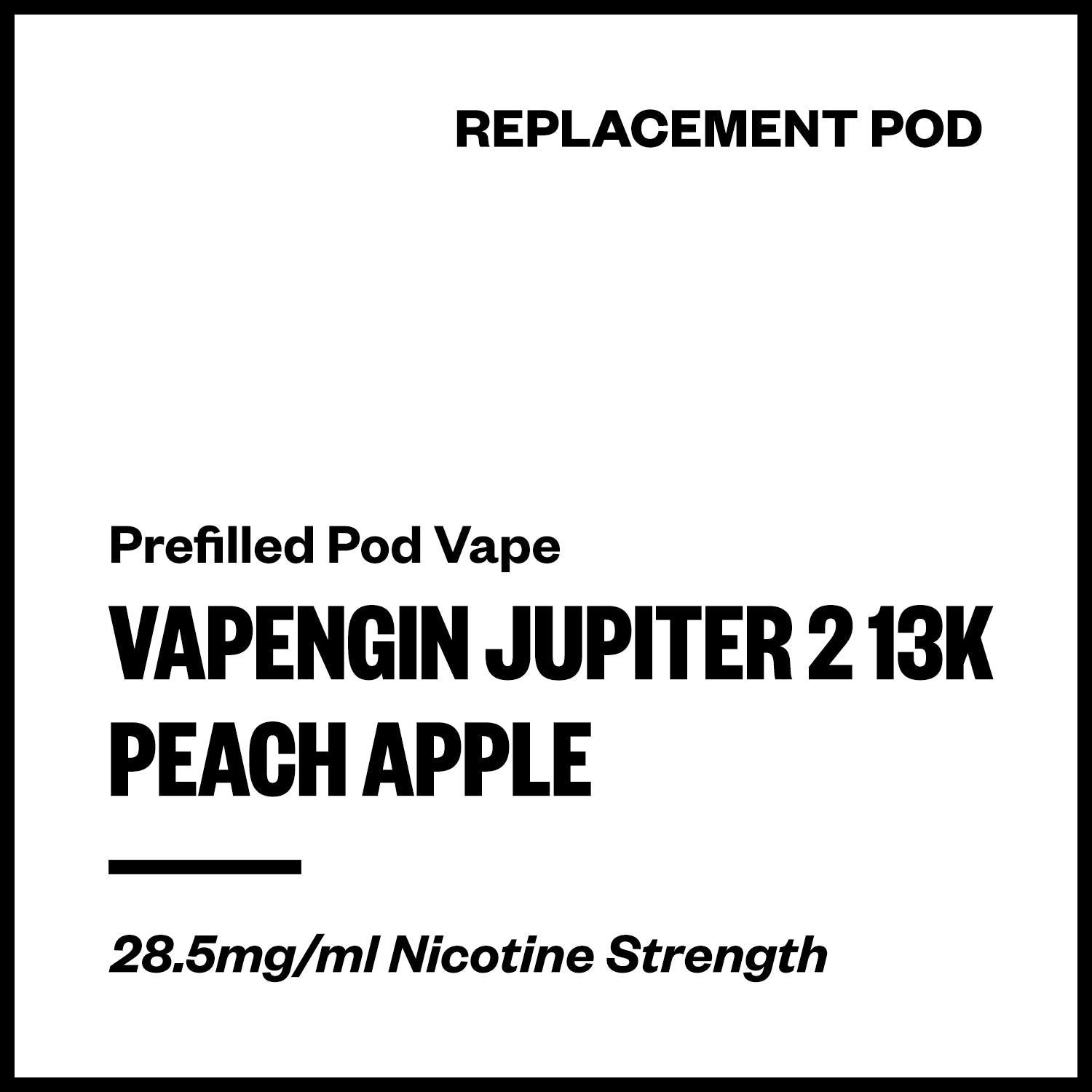 vapengin-jupiter-2-13k-pod-peach-apple.jpg Vapengin Jupiter 2 - Peach Apple (13,000 Puffs Replacement Pod) - Image 1