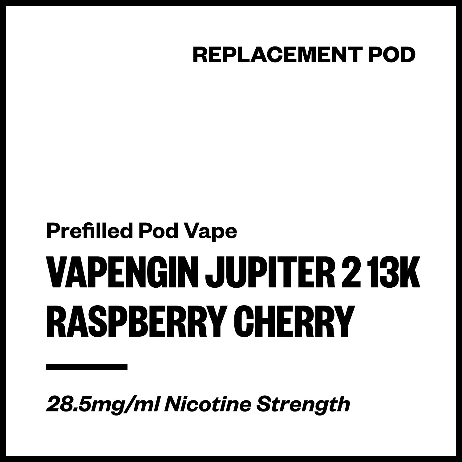 vapengin-jupiter-2-13k-pod-raspberry-cherry.jpg Vapengin Jupiter 2 - Raspberry Cherry (13,000 Puffs Replacement Pod) - Image 1
