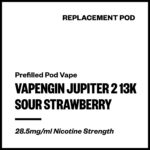 Vapengin Jupiter 2 - Sour Strawberry (13,000 Puffs Replacement Pod)