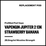 Vapengin Jupiter 2 - Strawberry Banana (13,000 Puffs Replacement Pod)