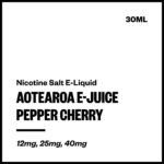 Aotearoa E-Juice - Pepper Cherry (Nic Salt E-Liquid 30ml)
