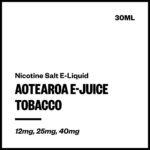 Aotearoa E-Juice - Tobacco (Nic Salt E-Liquid 30ml)