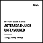 Aotearoa E-Juice - Unflavoured (Nic Salt E-Liquid 30ml)