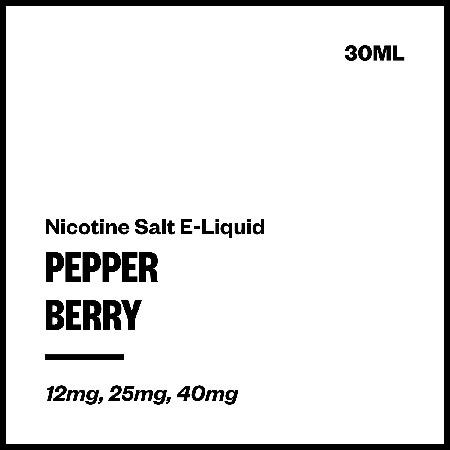 vapourium-pepper-berry.jpg Pepper - Berry (Nic Salt E-Liquid 30ml) - Image 1